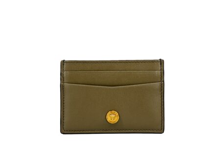 Therut Mini Medusa Leather Slim Card Case Wallet – Stylish & Compact for Essentials