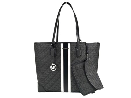 Therut Large Stripe Travel Tote Bag with Pouch – Stylish & Practical for Every Trip
